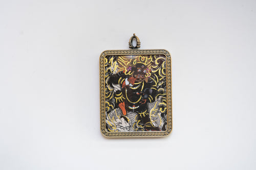 Black Jambhala Portable Thangka · Eight Great Protectors Series