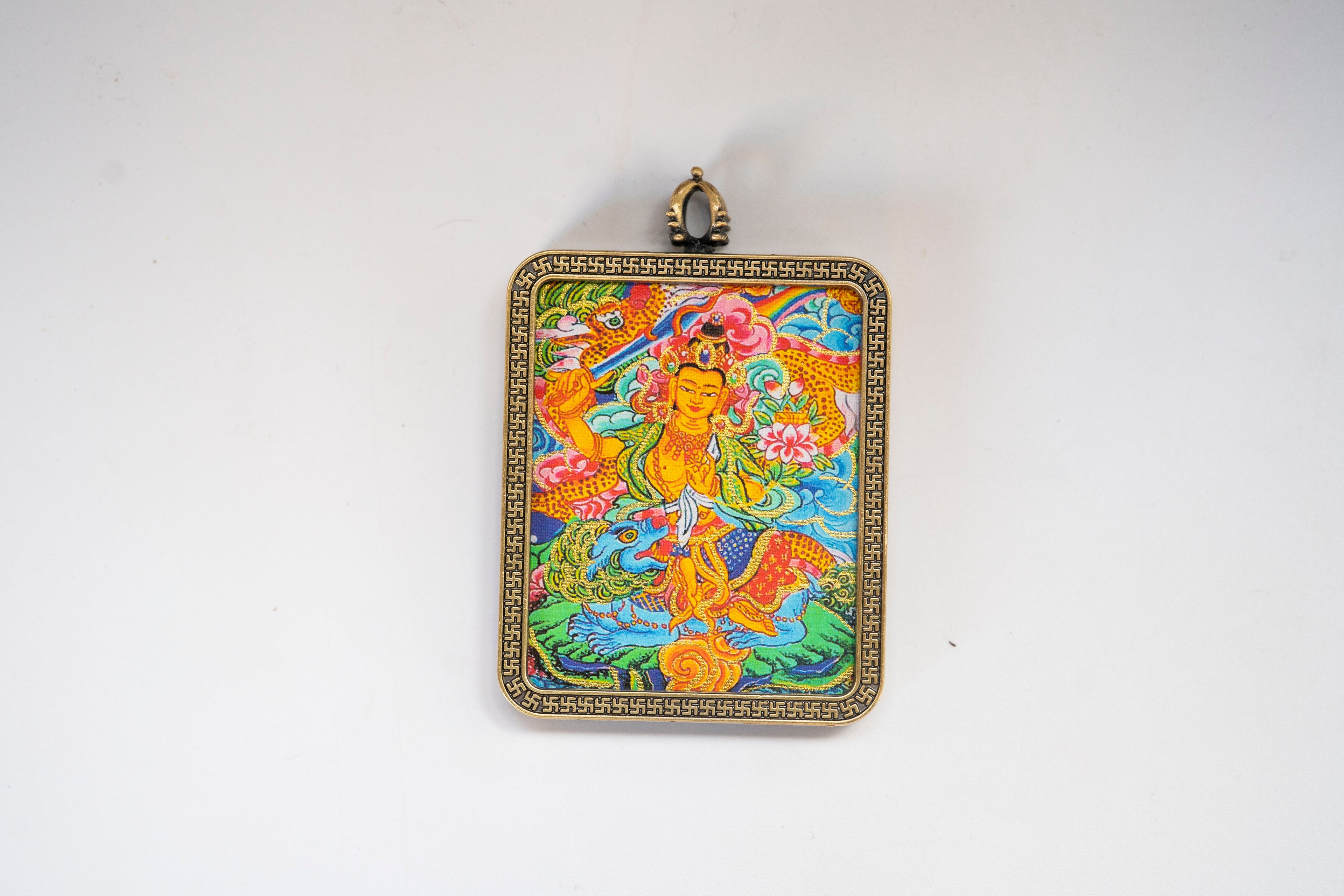 八大守护·兔系列 | 文殊菩萨随身挂件（4:5）