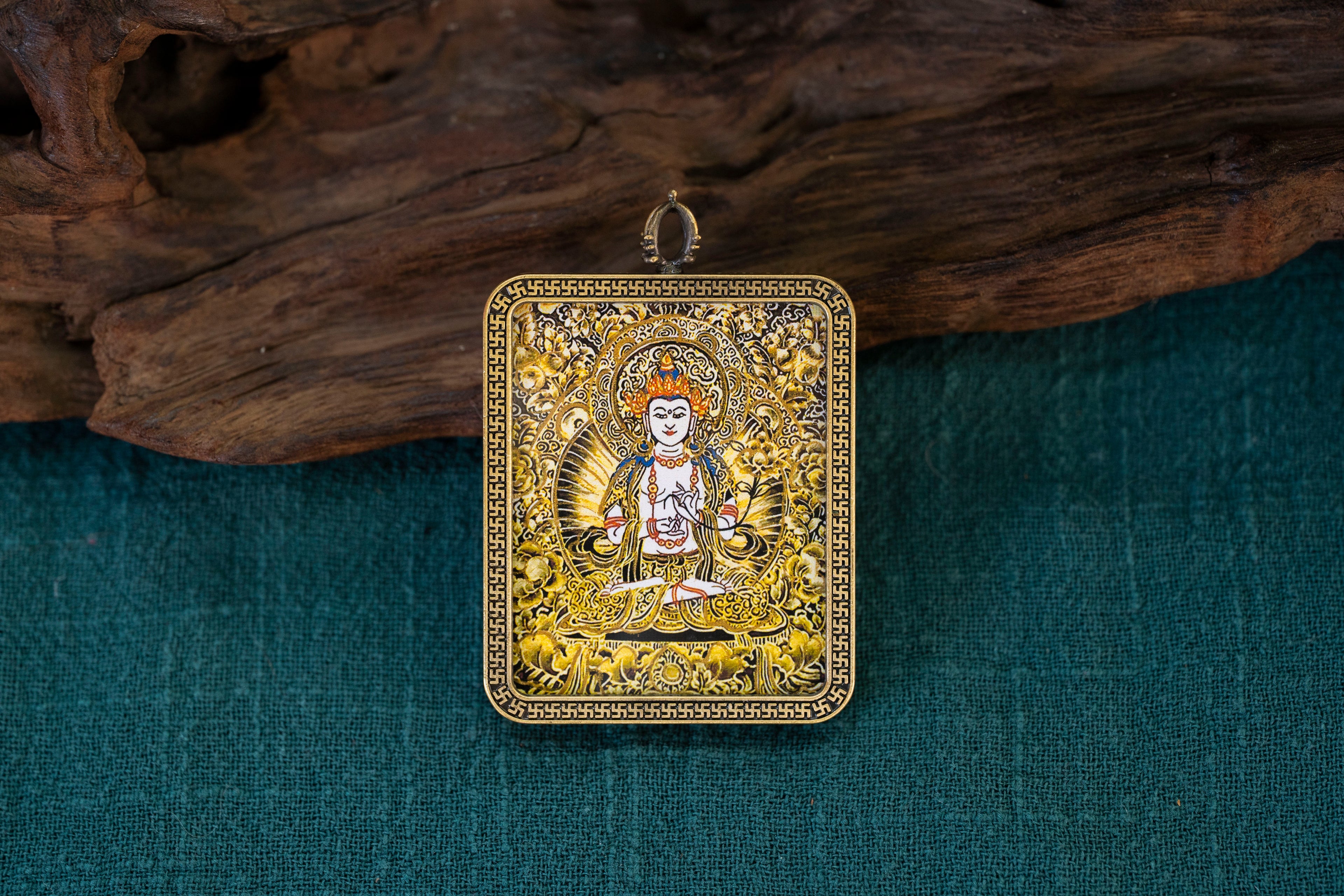 大势至菩萨随身唐卡 · 马本命守护系列