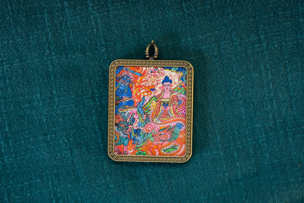 Eight Guardian Deities · Pig & Dog Series | Amitābha Bodhisattva Amulet (4:5)