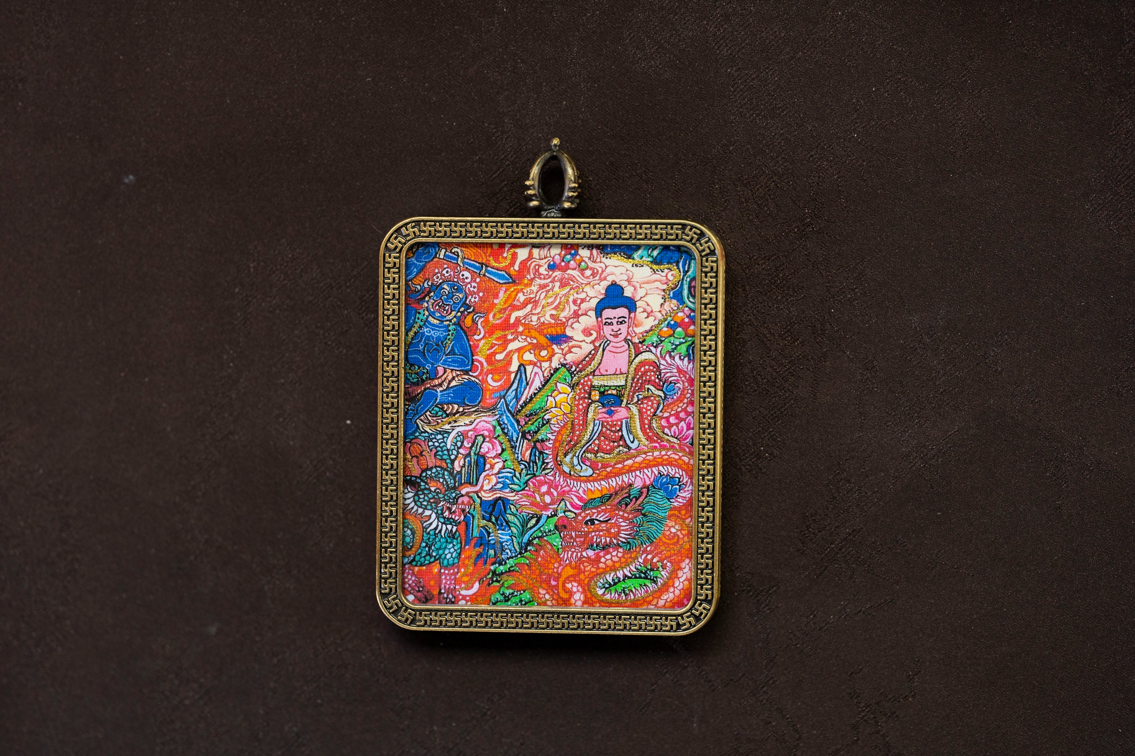 Eight Guardian Deities · Pig & Dog Series | Amitābha Bodhisattva Amulet (4:5)