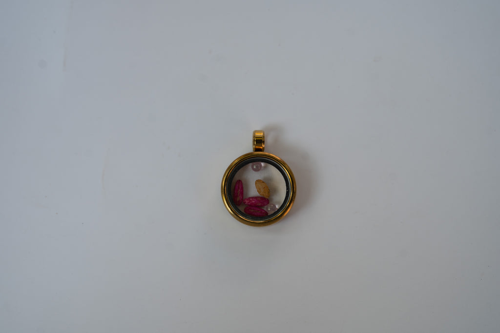 【八大守护·羊猴本命】大日如来菩萨佛眼随身唐卡 · 2×2cm 纯手工矿物颜料