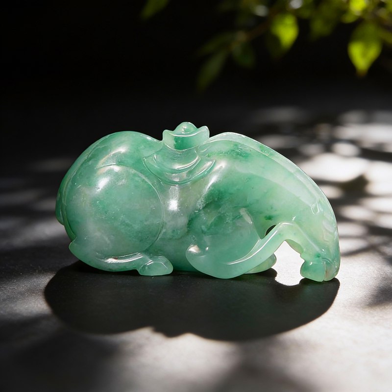 Quartz Jade, African Jade · "Instant Success" Horse Pendant/Handheld Ornament