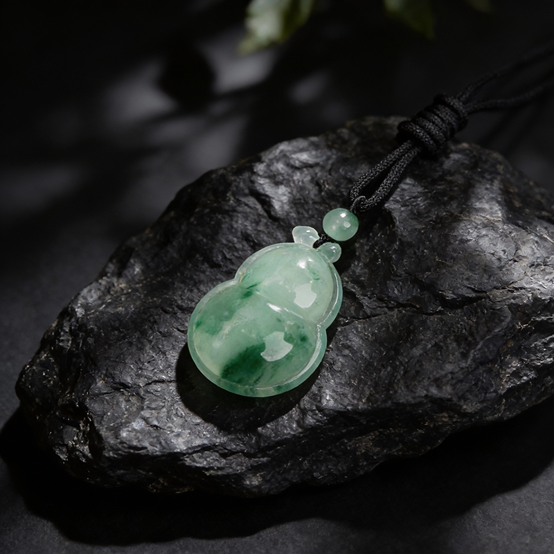 Quartzite "African Jade" - Gourd of Blessing and Prosperity