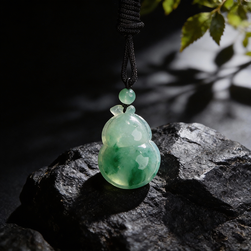 Quartzite "African Jade" - Gourd of Blessing and Prosperity