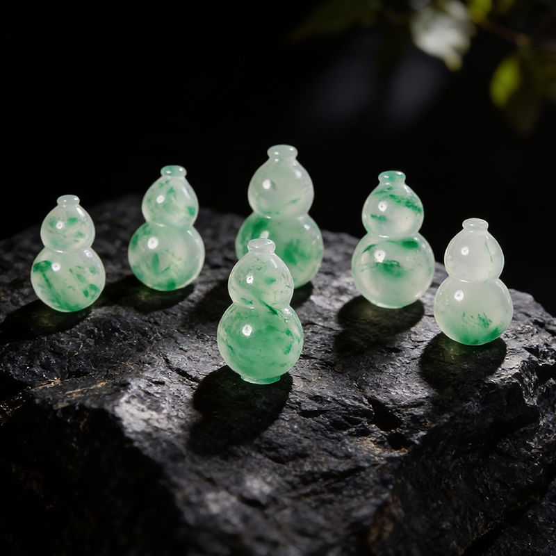 African Jade Gourd Pendant