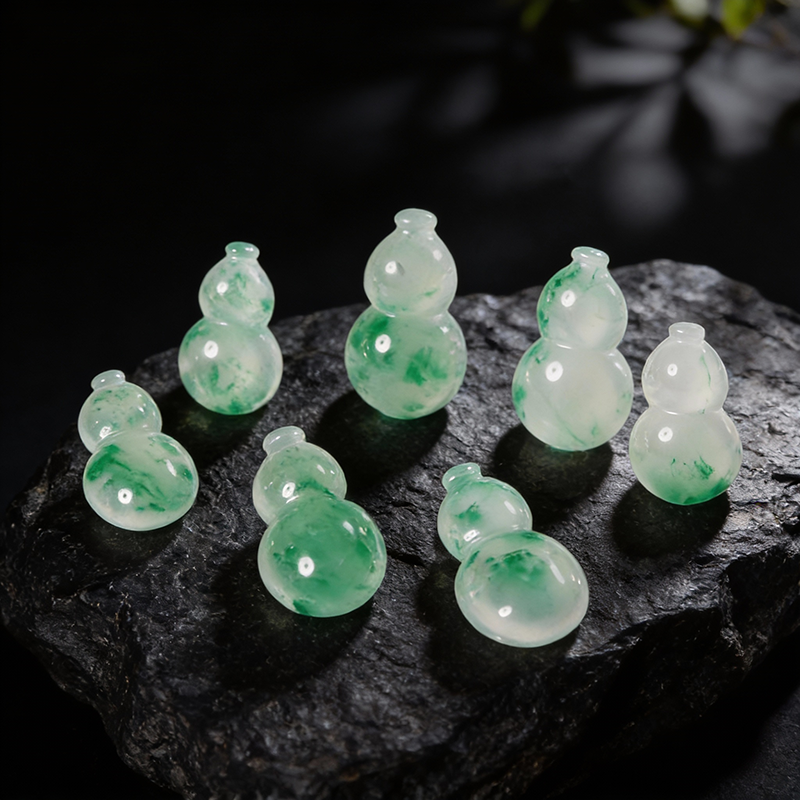 African Jade Gourd Pendant