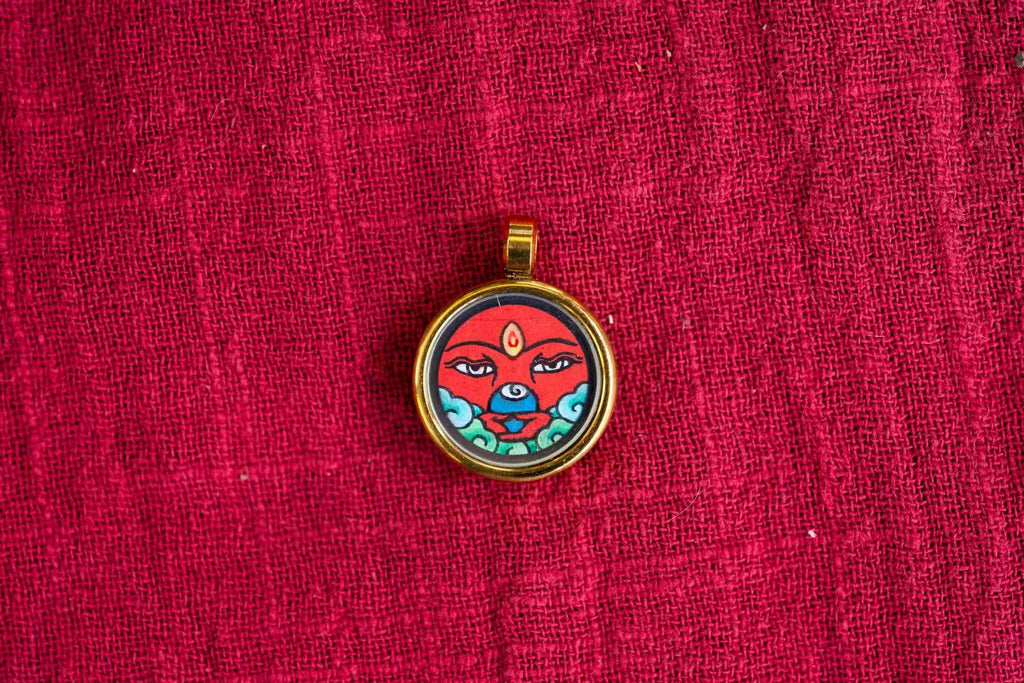Eight Guardian Deities · Pig & Dog Series | Amitabha Buddha Thangka (1:1)