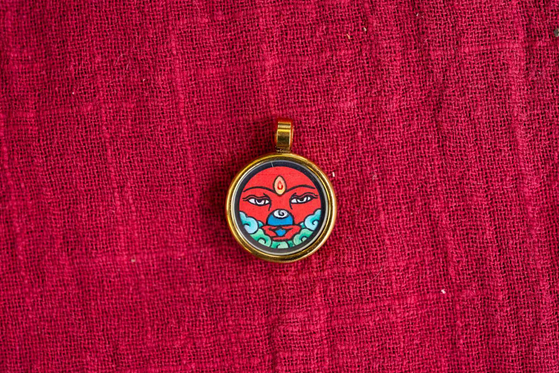 Eight Guardian Deities · Pig & Dog Series | Amitabha Buddha Thangka (1:1)