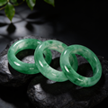 Quartzite Jade African Green Jade · Fingertip Ice Rhythm Ring